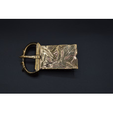 Florally ornated buckle