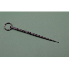 Twisted iron pin