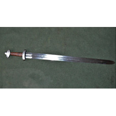 Temple sword with leather scabbard , praktical blunt 