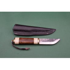 Utility knife bone/wood handle 